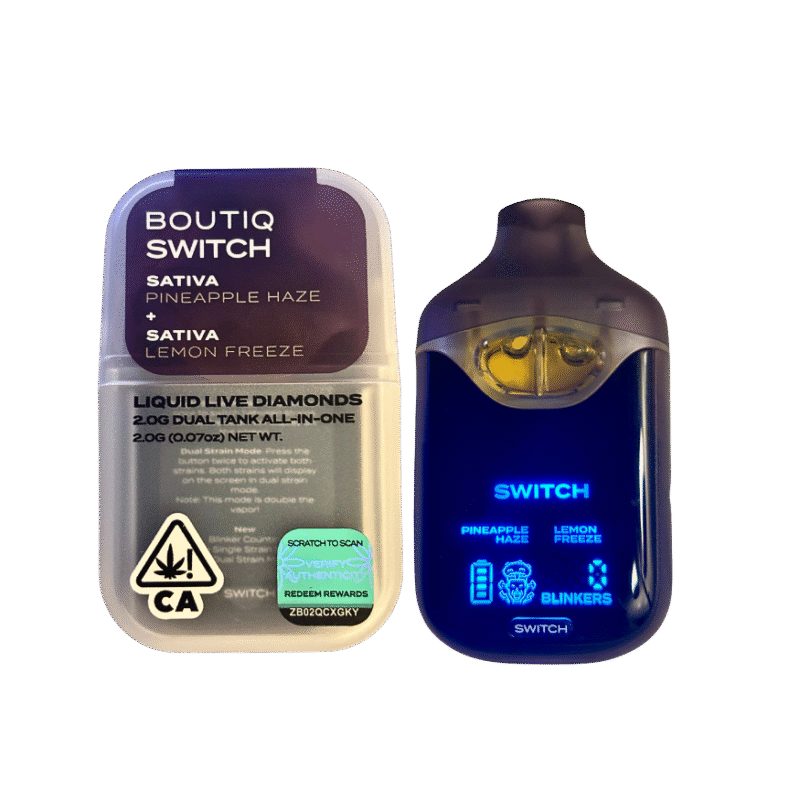 Boutiq Switch V4 Pineapple Haze x Lemon Freeze