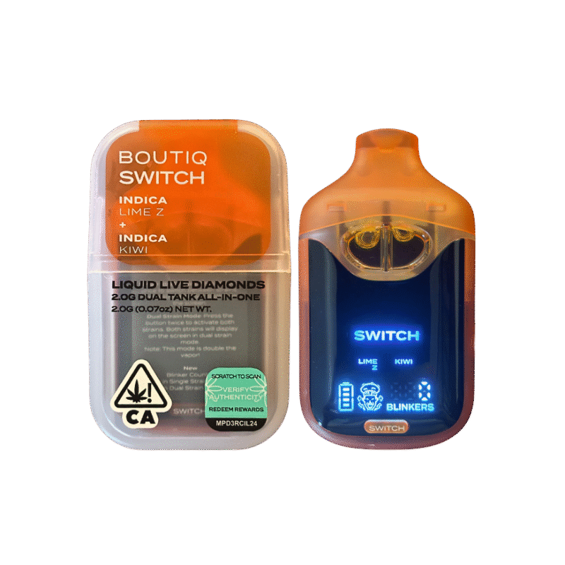 Boutiq Switch V4 Lime Z x Kiwi – 2G Disposable Vape
