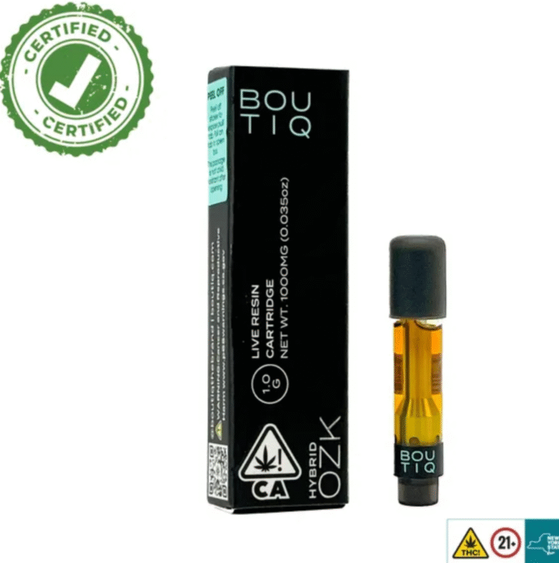 OZK Boutiq Carts - 1G Live Resin Cartridge - Hybrid