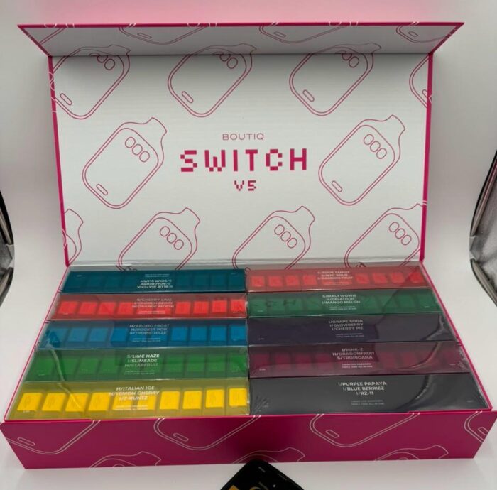 Boutiq Switch V5 2G Disposable Master Box - 100 Units
